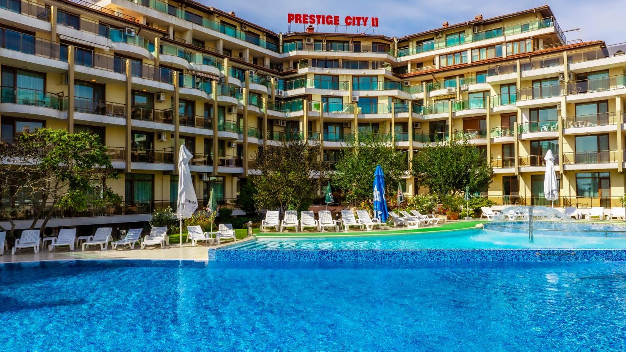 Aparthotel Hotel Prestige City II Приморсько Екстер'єр фото