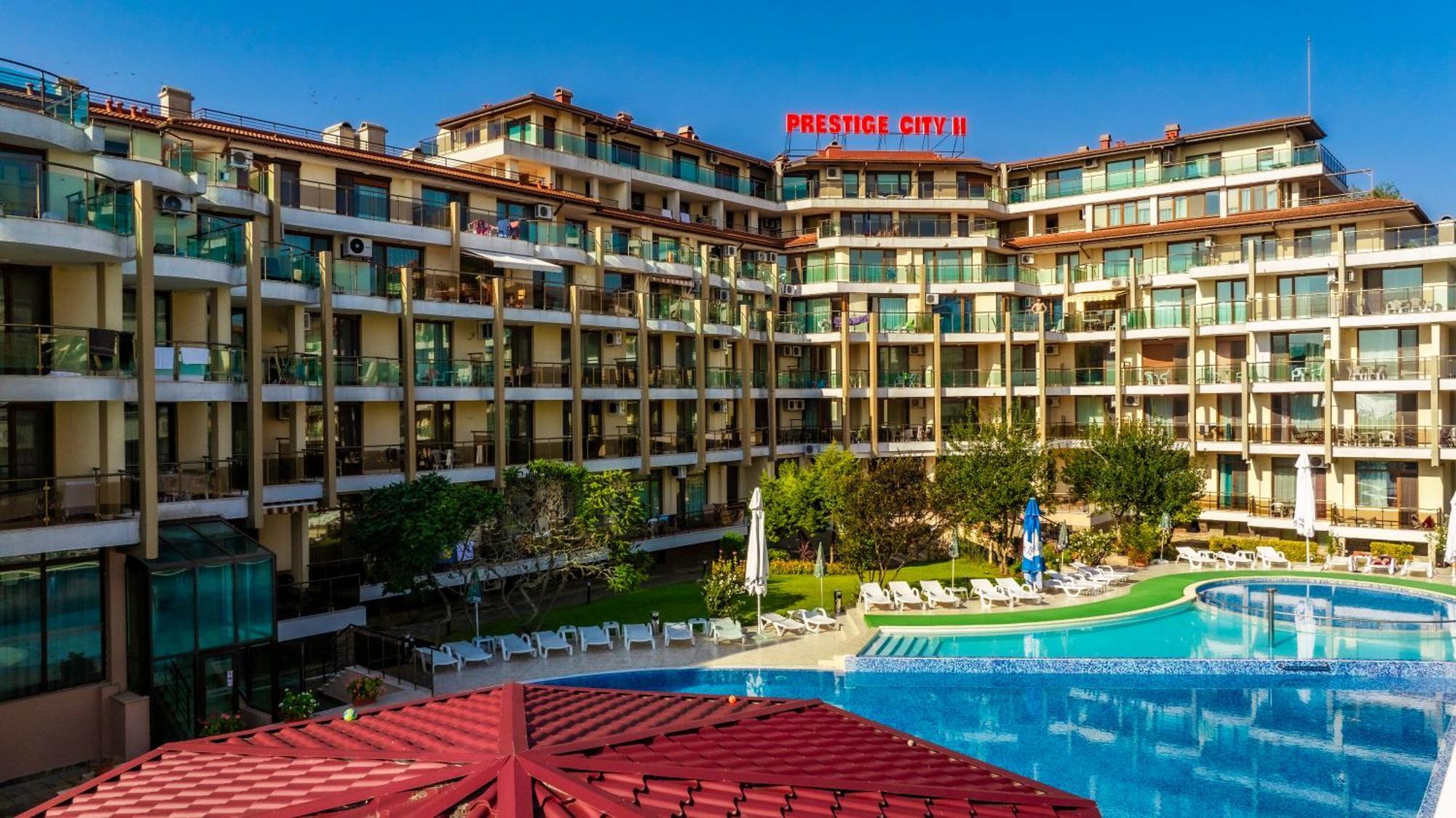Aparthotel Hotel Prestige City II Приморсько Екстер'єр фото