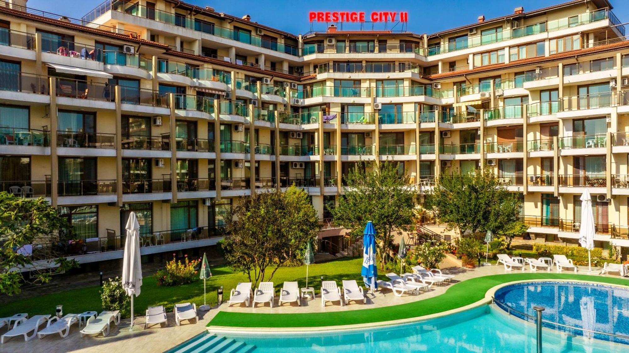 Aparthotel Hotel Prestige City II Приморсько Екстер'єр фото